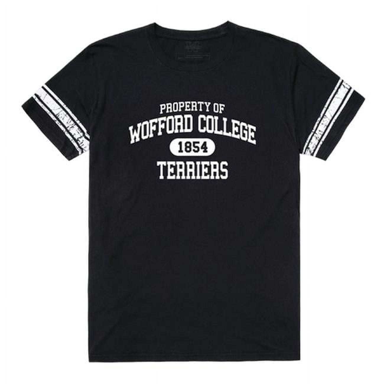 Wofford College Men Property T-Shirt, Black & White - Extra Large ...