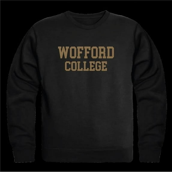 Wofford College Terriers Seal Crewneck Sweatshirt, Black - 2XL