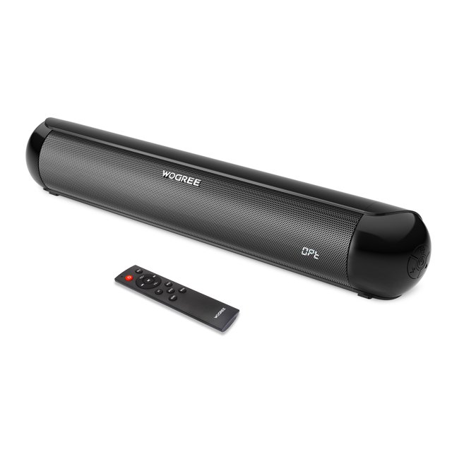 Wogree Small Sound Bars for TV, Soundbar with Subwoofer Mini Surround