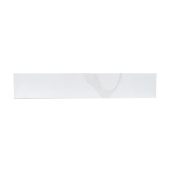 Wohh Calacatta White Quartz Vanity Side Splash Guard 22 Inch Length x 4 Inch Height,Bathroom Vanity Top with Backsplash,Panel Matching 20mm Thick