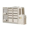 thumbnail image 1 of Wohh Toy Storage Rack,Children's Storage Rack,Floor to Ceiling Picture Book and Building Block Storage Cabinet,Large Capacity Plastic Toy Sorting Basket, 1 of 7