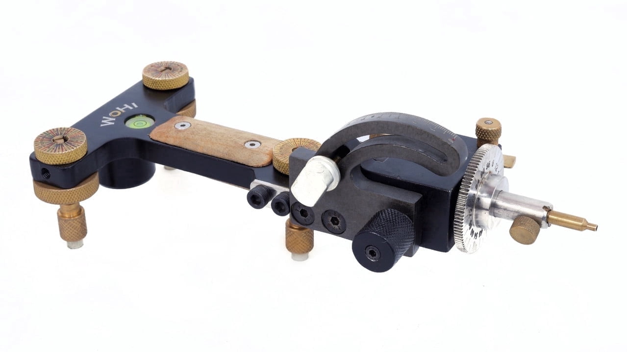 Wohi Gemstone Advanced Faceting Machine with Brass Bush inserted in Quill Housing for Precision in Lapidary and Gemstone Cutting