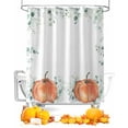 Wohnkutu Fall Thanksgiving Small Stall Shower Curtains Set with 10