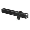 Wohome 16Inch 50W Sound Bar with Bluetooth 5.0, Subwoofer, 3D Sound, 5EQs, Optical/Aux/USB, S66