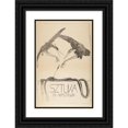 thumbnail image 1 of Wojciech Weiss 11x14 Black Ornate Wood Framed Double Matted Museum Art Print Titled: Art 10 Exhibition (1906), 1 of 5