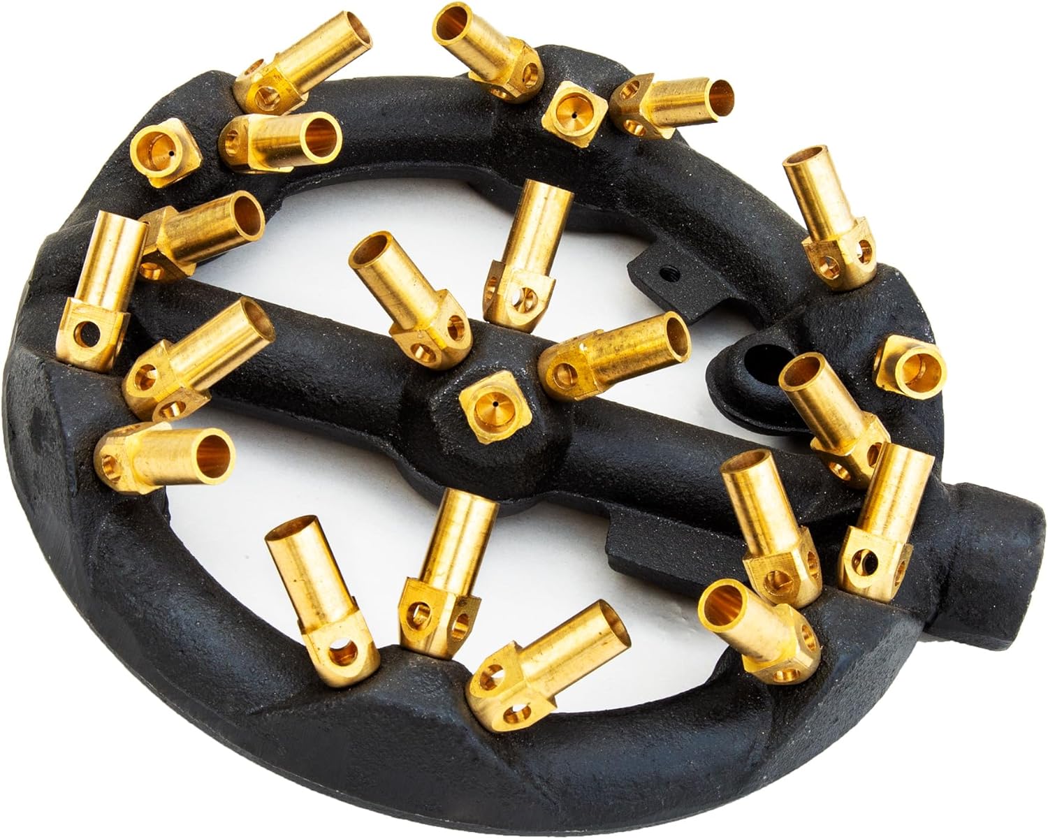 Wok Range 23 Tips Jet Burner, Copper Tips, Cast Iron Body, Propane Gas