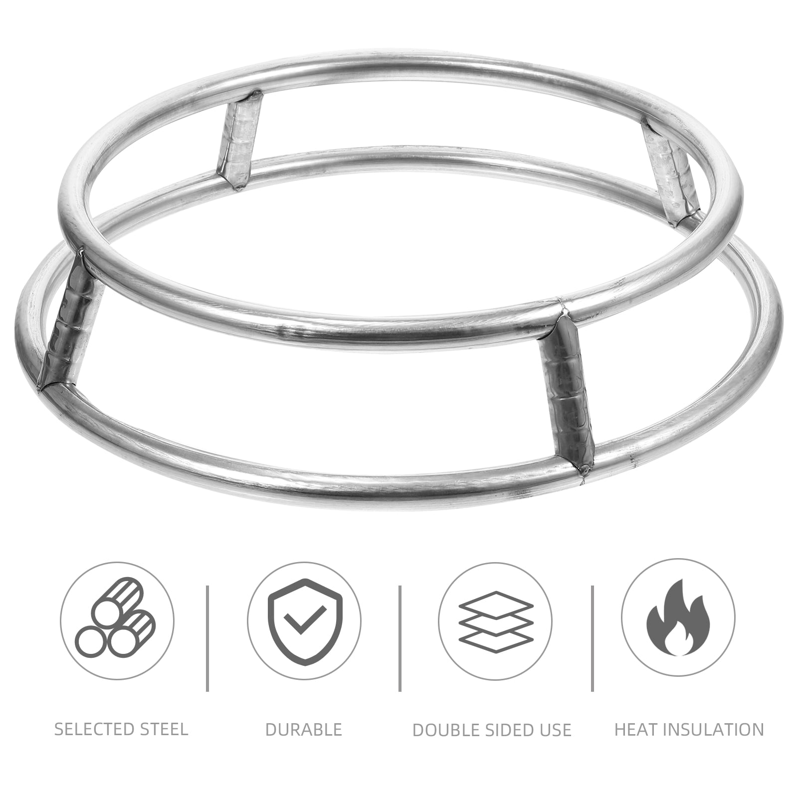 Wok Ring Gas Stove Stand Burner Grate Iron Non Cast Warmer Butter