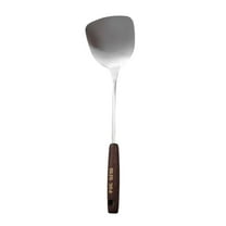 Wok Spatula,Spatulas for Wok, Stainless Steel Metal Wok Spatulas for Kitchen Use Cooking,Stainless Steel Spatulas with Wooden Handle Metal Spatulas for Kitchen Use Cooking Utensils for Wok