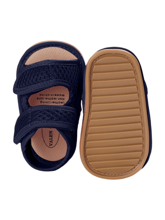Baby Boys Girls Sandals Soft Anti-Slip Rubber Sole Summer Outdoor Shoes Toddler First Walkers,Blue 6