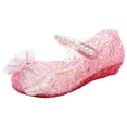 thumbnail image 1 of Wolcakyue Girls Kids Summer Sandals Frozen Princess Jelly High-Heeled Shoes Princess Frozen Elsa Party Dance Shoes,Red 10.5, 1 of 4