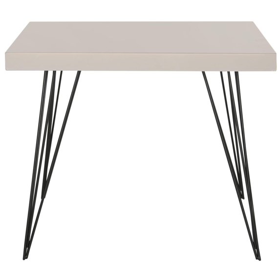 Wolcott Square Lacquer Coffee Table-Color:Black/White,Finish:Taupe,Shape:Square