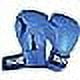 Woldorf Boxing Gloves in Top Grade Leather Blue 16oz Sparring, Grappling, Kickboxing, Fighting Gloves, Muay Thai Training Gloves, Heavy Bag Punching Gloves
