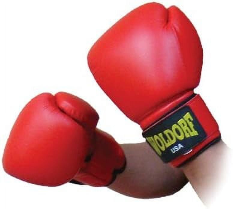 Woldorf Boxing Gloves in Top Grade Leather Red 16oz Grappling, Kickboxing, Fighting Gloves, Muay Thai Training Gloves, Heavy Bag Speed Punching Gloves.