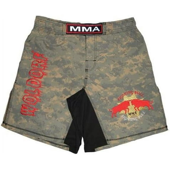 Woldorf Desert Cameo Shorts Size XXL Martial Arts, Sparring Fitness, Soft Fabric, Grappling Shorts, Kickboxing Shorts, Fighting Shorts, Muay Thai Training Shorts