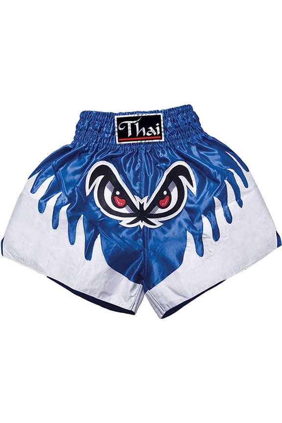 Woldorf Muay Thai Shorts Embroidered Eyes Size S Martial Arts, Sparring Fitness, Grappling Shorts, Kickboxing Shorts, Fighting Shorts, Muay Thai Training Shorts
