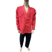 Woldorf USA BJJ Jiu Jitsu Uniform Red NO Logo Competition Uniform, Martial Arts, Fighting Uniform, Training Uniforms, Pre-Shrunk, Ultra Light Weight Uniforms Soft Fabric