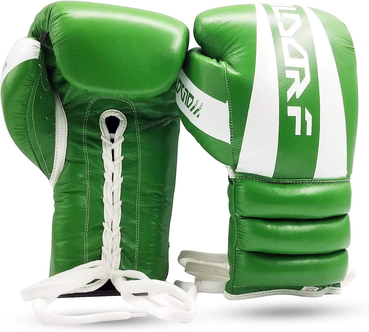 Woldorf USA Boxing Glove Grappling Kickboxing Training Lace up Fighting Boxing Punching Bag Green Best Cowhide Leather Boxing Glove with Woldorf Logo