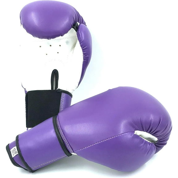 Woldorf USA Boxing Gloves Purple Kickboxing, Grappling, Fighting, Muay Thai Training Boxing Bag Gloves, Punch Bags and Focus Pads Punching Plain-Blank Vinyl Gloves No Logo