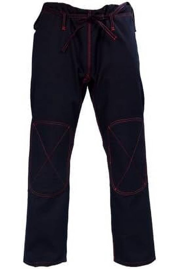 Brazilian Jiu Jitsu BJJ Pants Black Rip Stop Cotton Heavy Size 3 A1 Training Pants, Pre-Shrunk, Ultra Light Weight Fabric, Soft Fabric Pants
