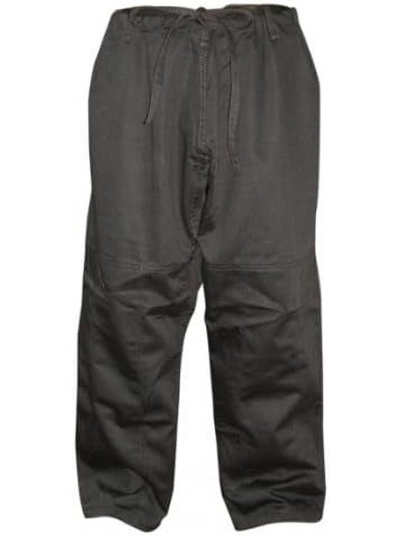 Brazilian Jiu Jitsu BJJ Pants Black Rip Stop Cotton Size 1 Fighting Pants, Training Pants, Pre-Shrunk, Ultra Light Weight Fabric, Soft Fabric Singlet