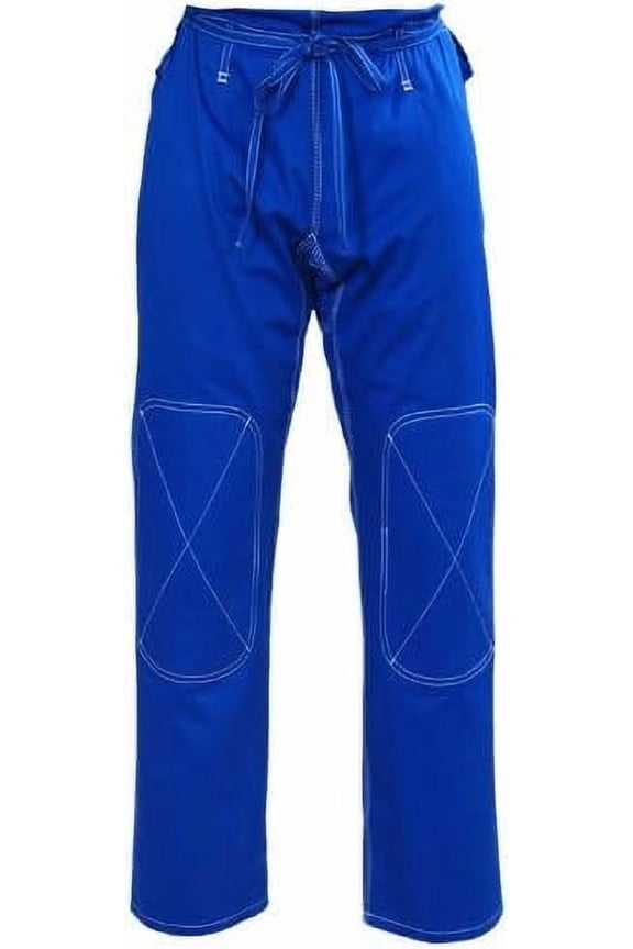 Brazilian Jiu Jitsu BJJ Pants Blue Cotton Heavy Size