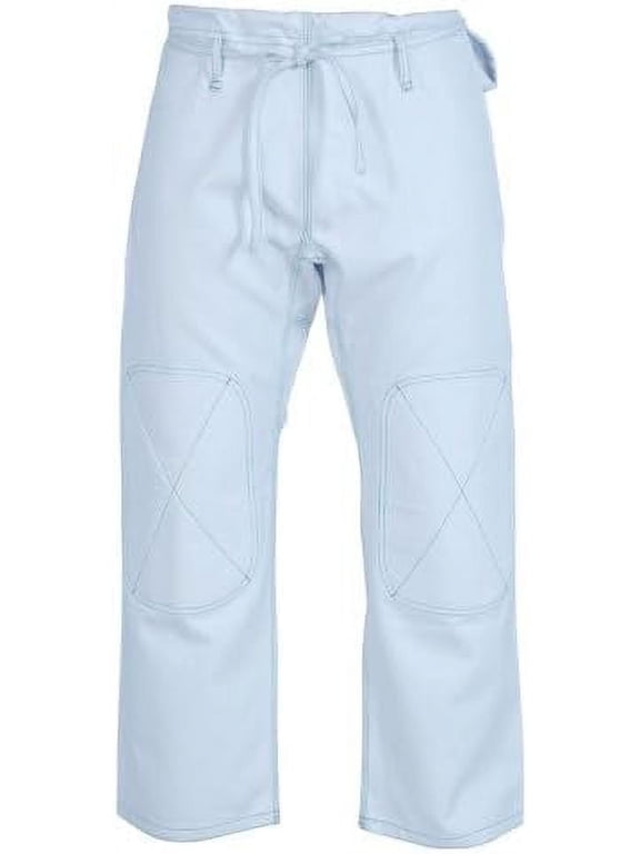 Brazilian Jiu Jitsu BJJ Pants White Cotton Heavy Size