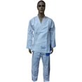 thumbnail image 1 of Woldorf USA Brazilian Jiu Jitsu Kimono Pearl Weave Gi Competition Uniforms, White with Ripstop Pants Size 6 A4 Pre-Shrunk, Ultra Light Weight Uniforms, 1 of 5