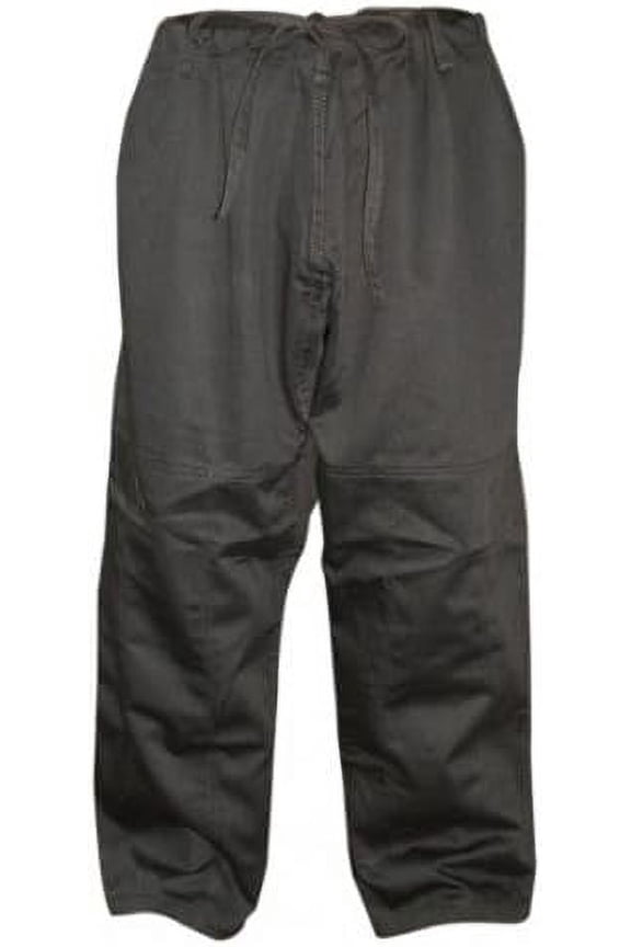 Brazilian Jiu Jitsu Pants Black with Rip Stop Cotton 6 A4 Fighting Pants, Training Pants, Pre-Shrunk, Ultra Light Weight Fabric, Soft Fabric Singlet