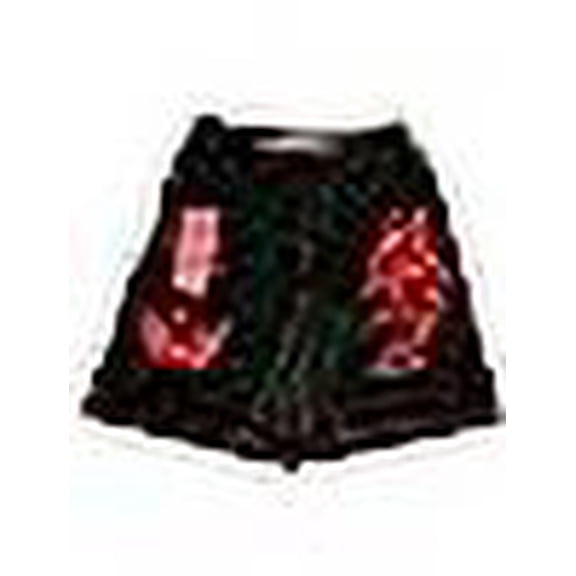 Woldorf USA MMA Board Shorts in Rib Stop Cotton with Red Embroidery Size S Martial Arts, Fitness Gym Equipment Grappling Shorts, Kickboxing Shorts, Fighting Shorts