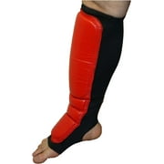 Woldorf USA MMA Shinguard with Instep in Leather L Martial Arts, Sparring Shin Guards, Fighting Equipment, Grappling Shin Guards, Kickboxing Shin Guards, Muay Thai Training Shin Guards