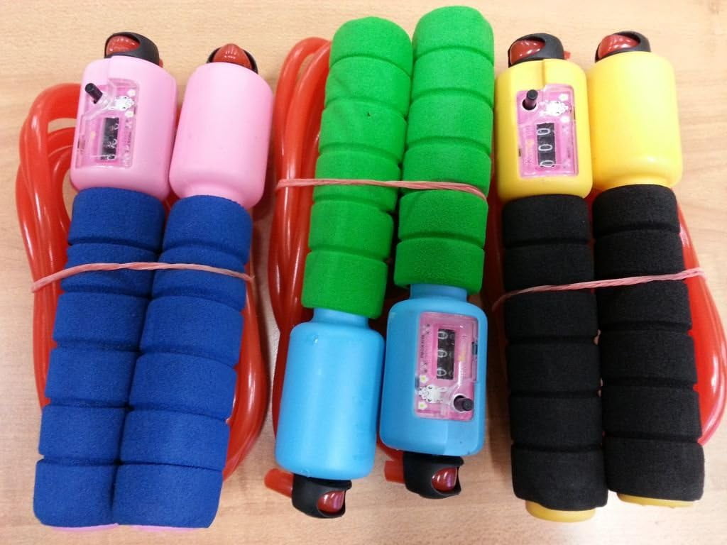 Woldorf USA New Vinyl Skipping Rope with Counter