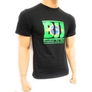 Woldorf USA Woldorf Brazilian Flag Jiu Jitsu T Shirt in Black with BJJ Size XL, Martial Arts Equipment, Kickboxing T-Shirts, Casual Cloths, T - Shirts