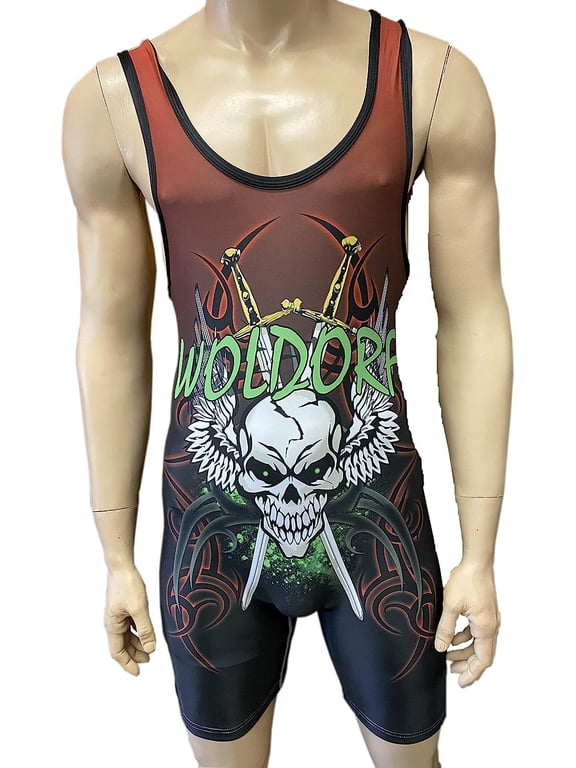Wrestling Singlet Sublimated Standard Uniform, Martial Arts, Fighting Equipment, Grappling Singlets, Kickboxing, Muay Thai Training Singlets