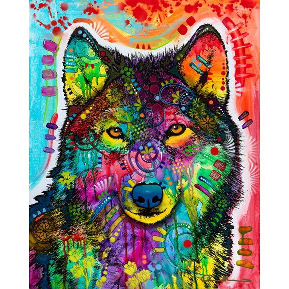 Wolf 3 Poster Print - Russo Collection Dean (12 x 15)