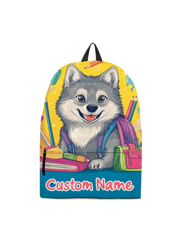Wolf Animal Backpack for Kids, Kindergarten backpacks, Kids Backpacks for Preschool, Kindergarten, Elementary School Boys and Girls with Padded Straps, Adjustable for School & Travel