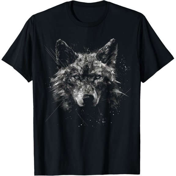 Wolf Art T-Shirt – Wild Animal Lover Graphic Tee for Nature Fans, Men & Women