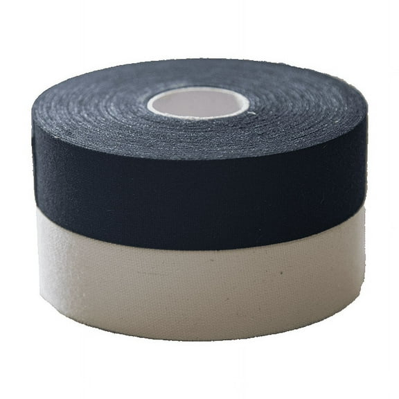 Wolf Lacrosse Grip Tape White/Black – High-Quality, Water Resistant, Stamped Adhesive Wrap, 2 Count, High-Performance Grip Tape for Lacrosse & Hockey Sticks