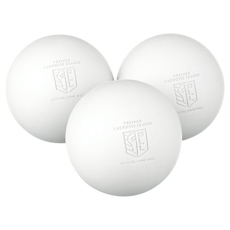 Wolf Optic White Lacrosse Balls – PLL Official, NOCSAE/SEI Certified, 3 Pack