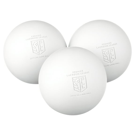 Wolf Optic White Lacrosse Balls – PLL Official, NOCSAE/SEI Certified, 3 Pack
