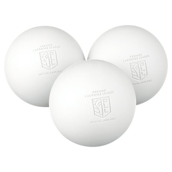 Wolf Optic White Lacrosse Balls – PLL Official, NOCSAE/SEI Certified, 3 Pack