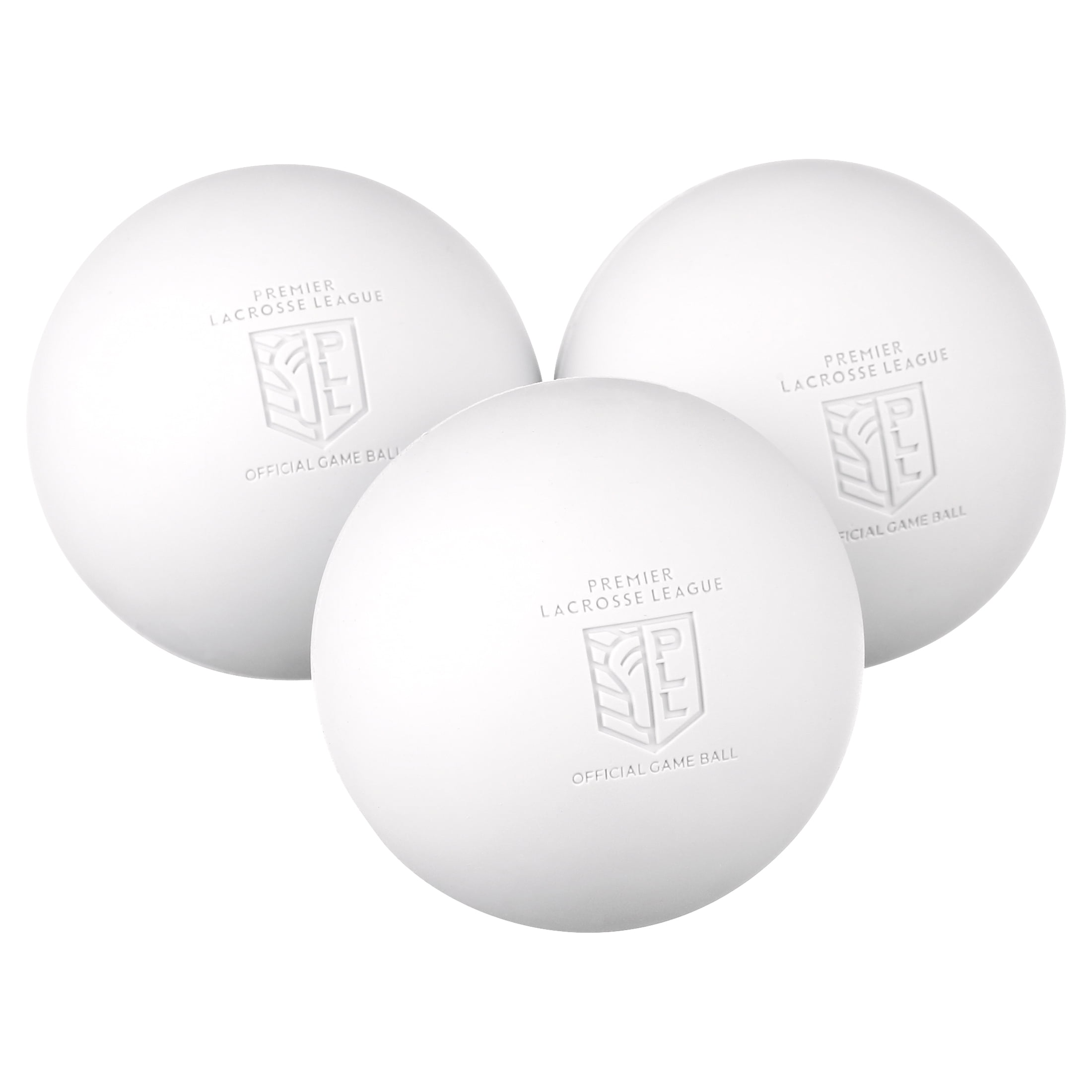 Wolf Athletics White Ice Lacrosse Ball 3pk