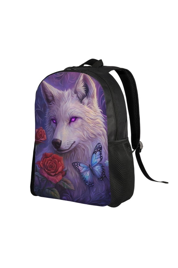 Wolf Backpack Double Shoulder Backpack Durable, Spacious, Ergonomic Design for Travel, Work & Outdoor Use