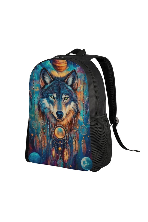 Wolf Backpack Double Shoulder Backpack Durable, Spacious, Ergonomic Design for Travel, Work & Outdoor Use