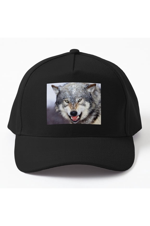 Wolf Baseball Cap Wildlife Nature Outdoor Classic Hat Design