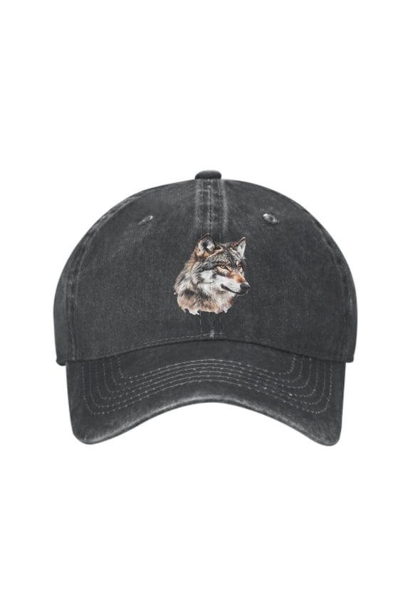 Wolf Baseball Caps for Men Women Adjustable Casual Trucker Hats for Fishing Outdoor Activities Fashion Hats