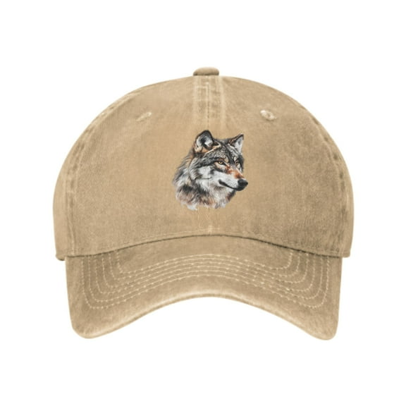 Wolf Baseball Caps for Men Women Adjustable Casual Trucker Hats for Fishing Outdoor Activities Fashion Hats