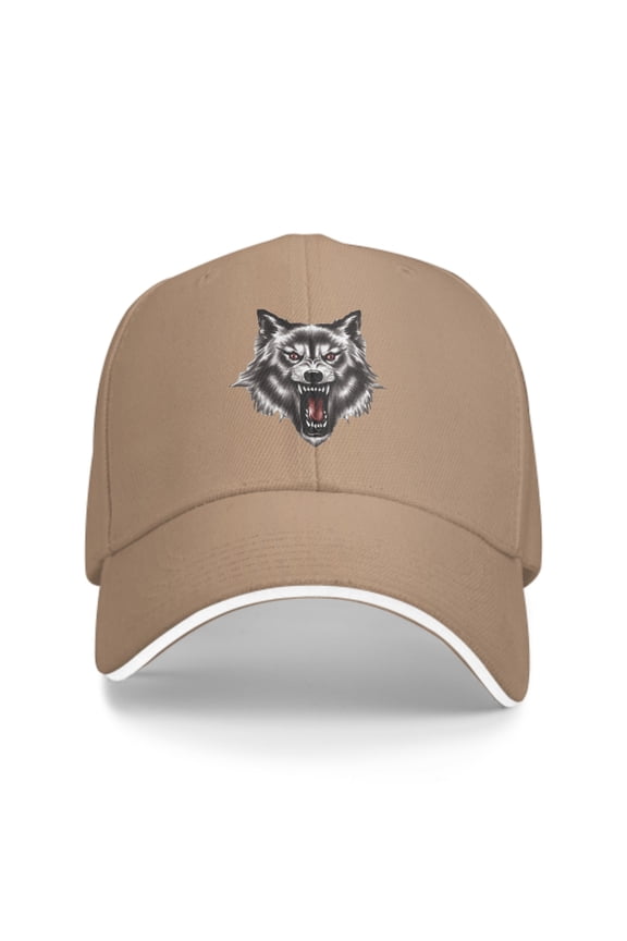 Wolf Baseball Caps for Men Women Fashion Summer Casquette Adjustable Casual Trucker Hats for Outdoor Activities