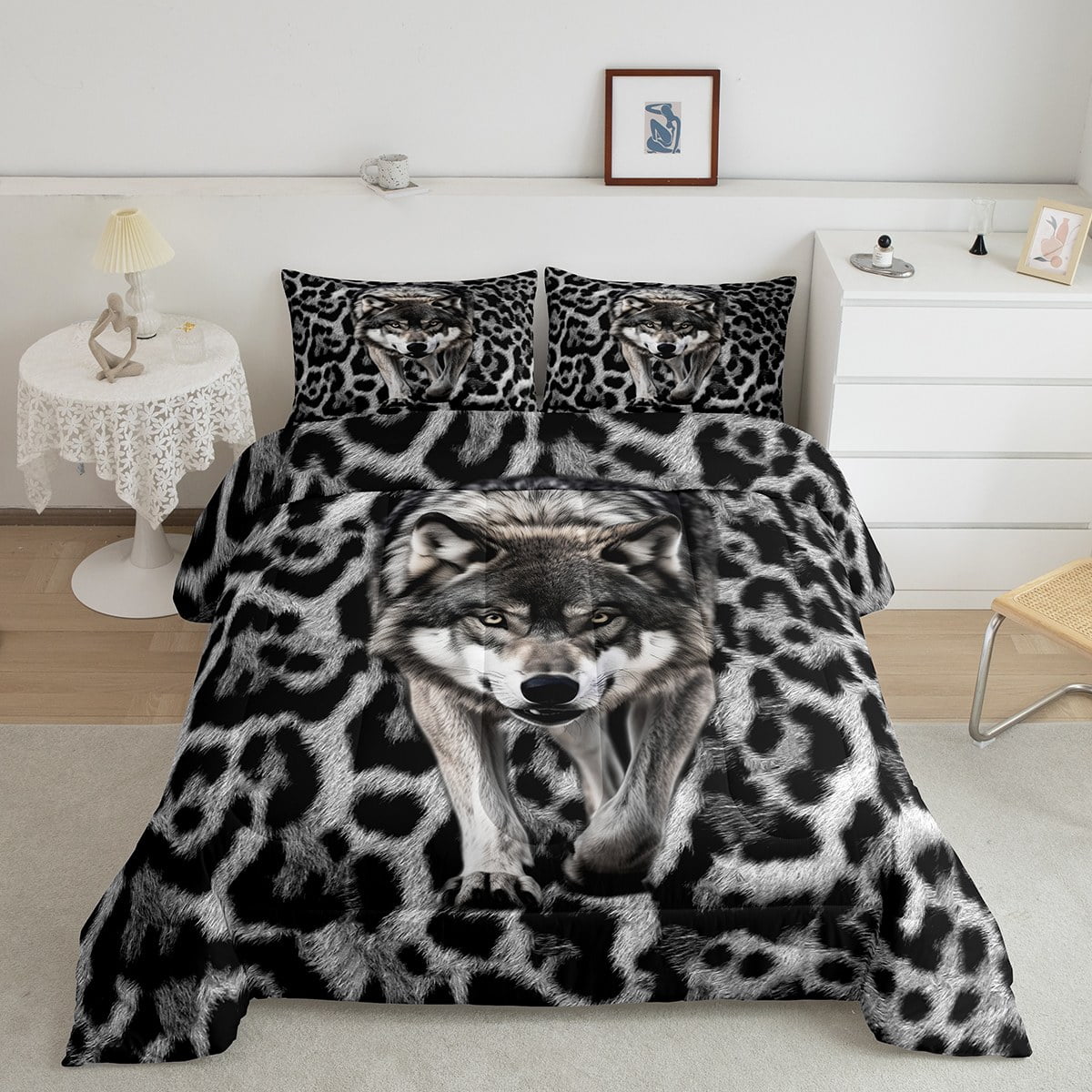 Wolf Bedding Animal Theme Bedding Comforter Sets Leopard Print Twin wolf-bedding-animal-theme-bedding-comforter-sets-leopard-print-twin