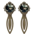 thumbnail image 1 of Wolf Book Accessories: Vintage Copper-Colored Lace Bookmarks - Stainless Steel Bookmarks Set for Book Lovers and Readers, 1 of 5