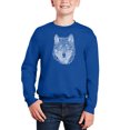thumbnail image 1 of Wolf - Boy's Word Art Crewneck Sweatshirt, 1 of 3